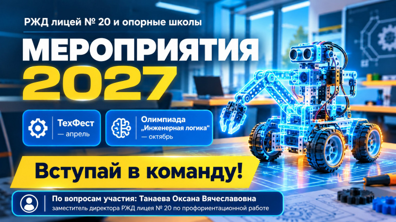Приглашаем к участию в мероприятиях 2027 года!